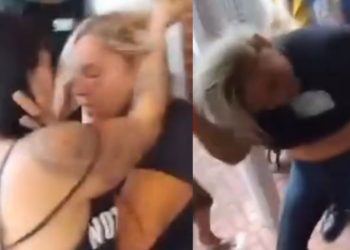 Vídeo mostra mãe sendo agr3did4 por mulheres após ser acusada de b4ter no filho com autismo