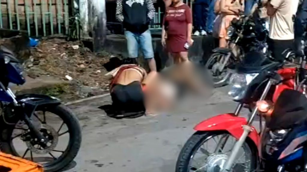 Vídeo: Populares esp4ncam homem que tentou furt4r carnes de restaurante em Manaus