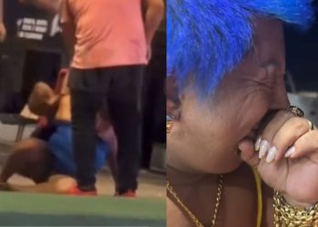 Vídeo: Patixa Teló passa mal em praça e é socorrida por populares em Manaus