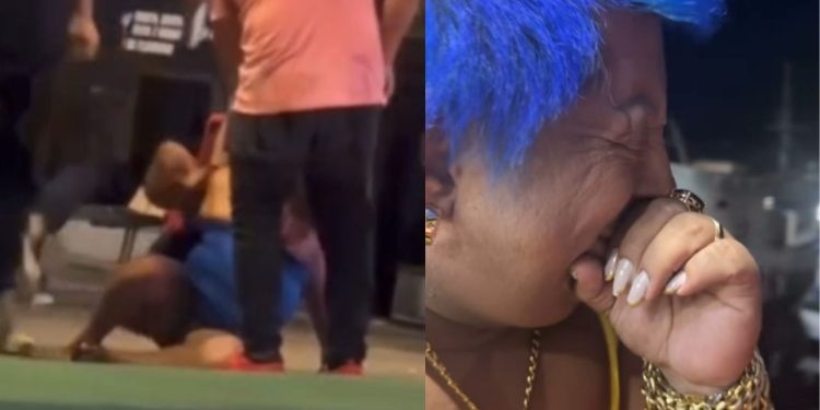 Vídeo: Patixa Teló passa mal em praça e é socorrida por populares em Manaus