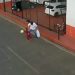 Vídeo mostra padrasto batend0 violent4mente na enteada de 2 anos na rua