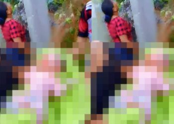 Vídeo mostra momento em que bebê jogado do barranco pela mãe é salvo em Manaus