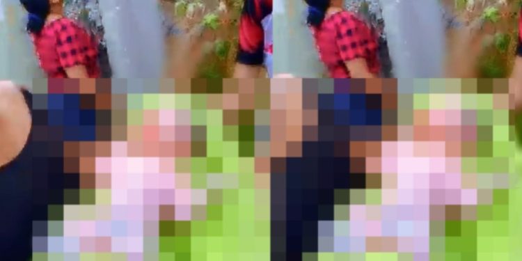 Vídeo mostra momento em que bebê jogado do barranco pela mãe é salvo em Manaus