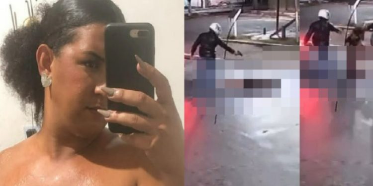 Vídeo forte: atirad0r acerta travesti Jady pelas costas que m0rre na hora na Z0na Sul