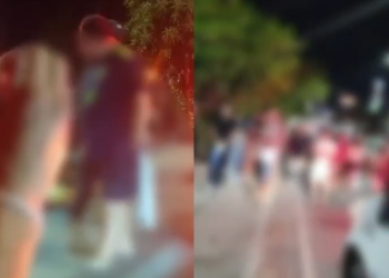 Vídeo: Quatro jovens ficam f3r1d0s em ac1dente com motos na Zona Norte de Manaus