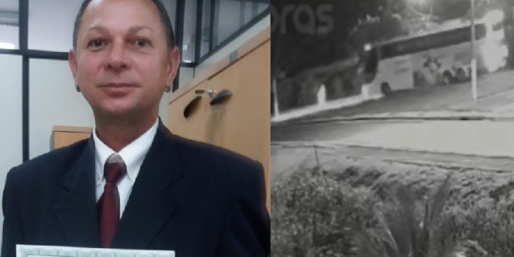 Vídeo mostra advogado sendo atr0pelad0 por ônibus da Eucatur e m0rrend0 em Presidente Figueiredo; veja