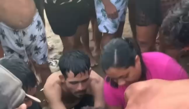 Vídeo: Banhistas tentam ajudar, mas homem m0rr3 af0gad0 na Praia da Ponta Negra