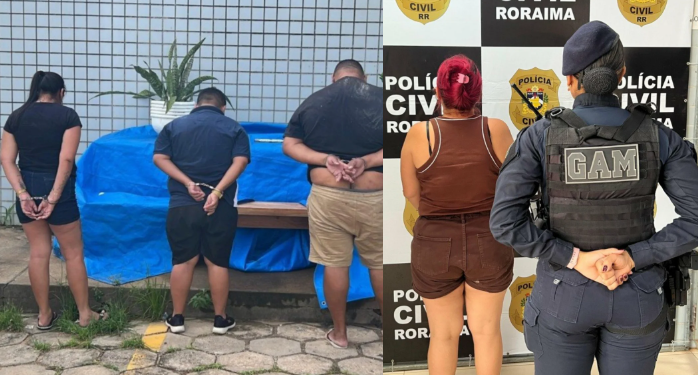 Quadrilha sai de Manaus e acaba pr3sa em Boa Vista após série de furt0s em lojas e farmácias
