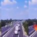 Vídeo forte: bombeiros divulgam momento em que avião cai e explode na estrada