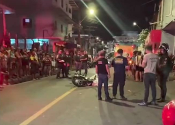 Vídeo: Jovem de 18 anos m0rr3 e$magad0 por ônibus enquanto pilotava moto na Compensa