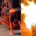 Vídeo: tráfic0 joga c0rpo de vulgo “Frango” na fogueira e deixa queimar até a m0rte