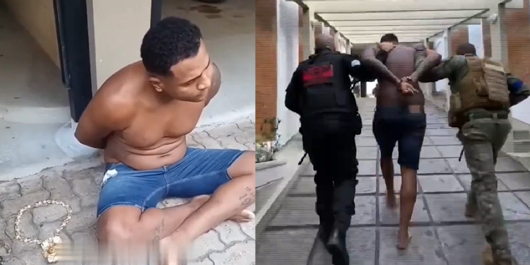 Vídeo: Vulgo ‘Gorila’, chefe de grupo cr1m1n0s0 é pres0 de cueca em motel de luxo