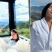Isabelle Nogueira tira férias e surge relaxada dentro de banheira em paraíso; veja fotos