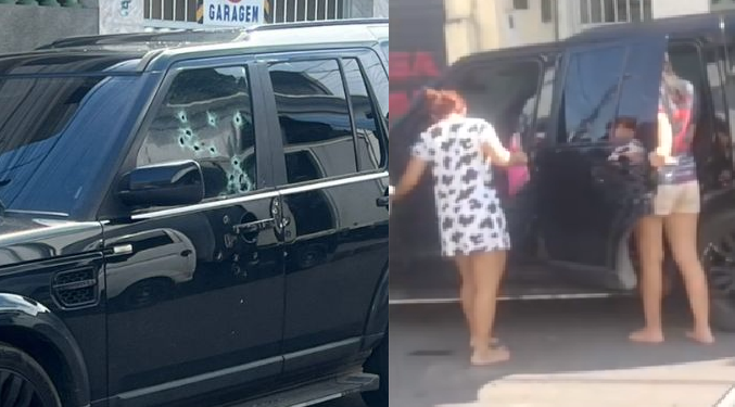 Vídeo: Vulgo ‘Xuruca’, suposto líder de grupo fica f3rid0 ao ter carro de luxo cr1vad0 de t1r0s em Manaus