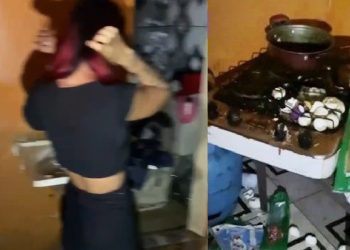 Mãe é denunciada por deixar filhos comendo alimento podre dentro de casa no Amazonas