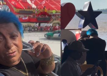 Patixa chora, mostra o dedo do meio após derrota do Caprichoso e faz am3aça