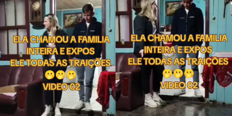 Vídeo: Mulher descobre traições do marido com a ‘amiga’, uma vereadora, e expõe tudo em ‘chá revelação’