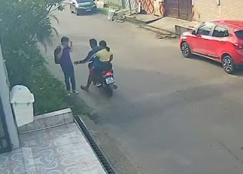 Vídeo: mais um estudante é assaltad0 a caminho da escola em Manaus