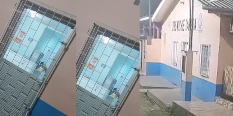Vídeo: homem vai comprar lanche e pega mulher sendo lanchada por vigia do SPA no Amazonas