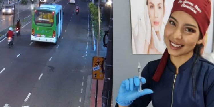 Vídeo inédito mostra moto batendo no buraco no dia em que grávida m0rreu na Djalma Batista