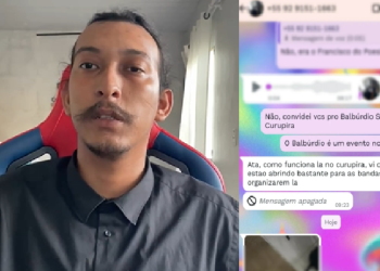 Vocalista da Soviet At se manifesta após ser denunc1ad0 por ass3dio ao mostrar o p@* para cantora em Manaus