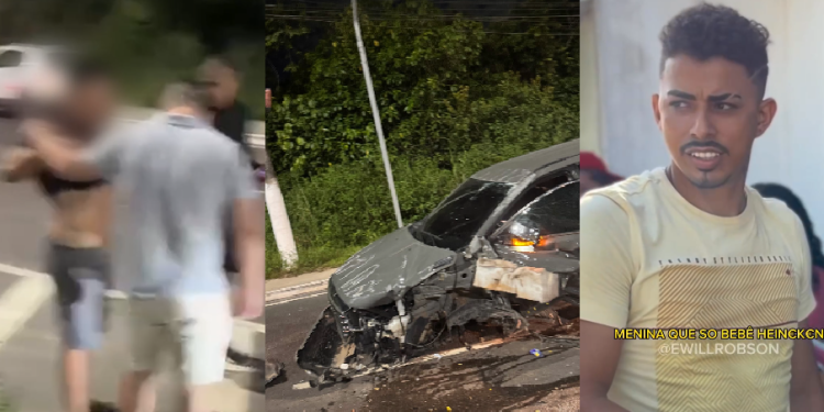 Vídeo: Influencer Will Robson se envolve em ac1dente grav3 na Zona Oeste de Manaus