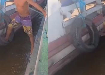 Garotinha de 3 anos some após cair no vão entre embarcações no Amazonas