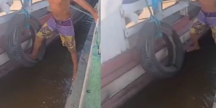 Garotinha de 3 anos some após cair no vão entre embarcações no Amazonas