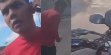 Vídeo: Motociclista fica revoltado com passageiro que pegou 'nas suas partes' durante corrida em Petrópolis