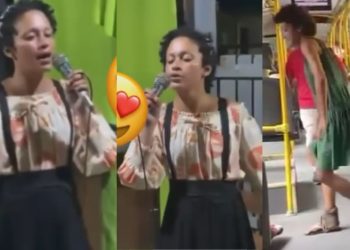 Vida transformada: ‘mulher do pé pôdi’ que sofria humilhações em Manaus aparece cantando em igreja