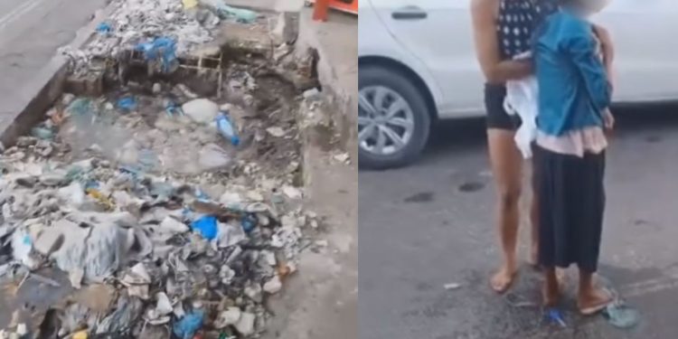 Descaso da Prefeitura quase termina em tr4gédi4: idosa cai em bueiro aberto no Mutirão; vídeo