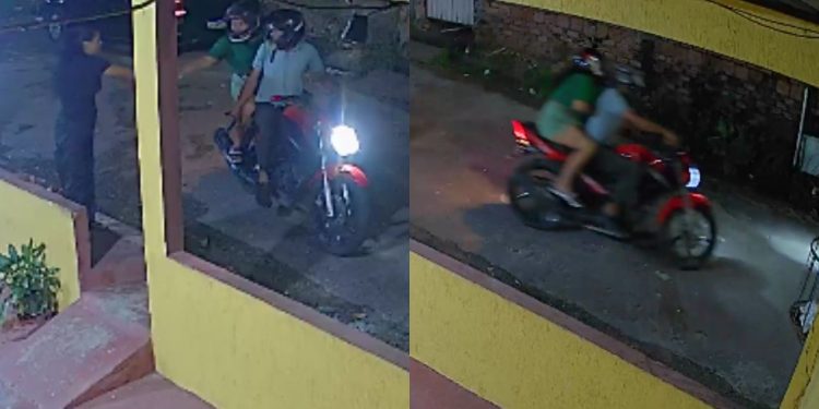 Vídeo: Dupla assalta jovem na saída da igreja em bairro da zona leste de Manaus