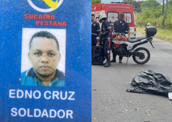 Vídeo: Soldador m0rr3 ao b@ter moto em árvore na Zona Leste de Manaus