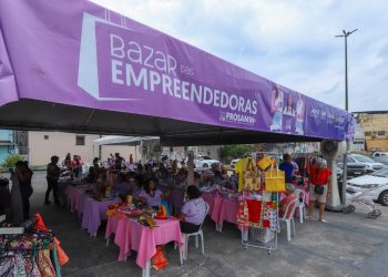 Bazar das Mulheres Empreendedoras impulsiona geração de renda para beneficiárias do Prosamin+