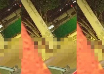 Vídeo: casal apaixonado é gravado fazendo saliência na Avenida Itaúba em Manaus 