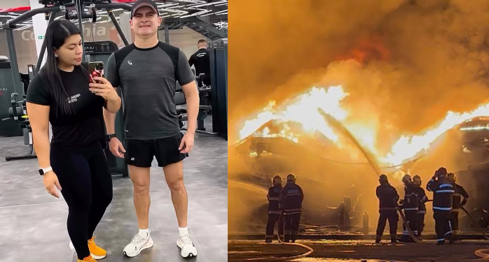 Prefeito não se pronuncia sobre incêndio que dura mais de 24h em Manaus, mas dá ‘check-in’ na academia