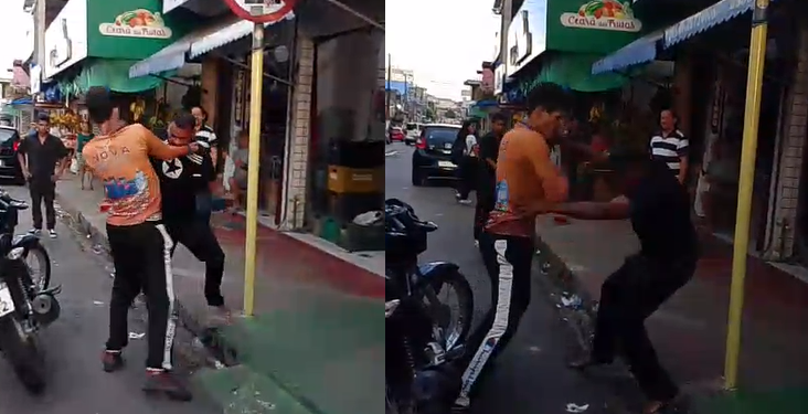‘Seu otár1o’: homens trocam s0c0s por pagamento de corrida no Alvorada; veja