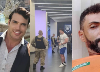 Empresário m@ta gari com @rma da esposa que é delegada e depois sai para treinar