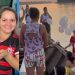 Vídeo: mulher m0rta e jogada no rio pelo ex ganha homenagem com balões no Amazonas