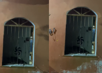 Vídeo: ‘Doidã0’ de bagulh0, filho e$panca a mãe com cab0 de vass0ura no Petrópolis