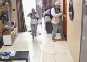 Vídeo: Bandidos invadem casa, rendem família e assustam cr1ança em assalt0 filmado em Manaus