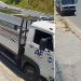 Vídeo: caminhão carregado de ferro desce ladeira de ré e arrasta carros em Manaus