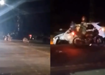 Vídeo: Colisã0 frontal deixa veículos de$truíd0s e ferid0s na Zona Leste de Manaus