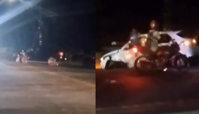 Vídeo: Colisã0 frontal deixa veículos de$truíd0s e ferid0s na Zona Leste de Manaus