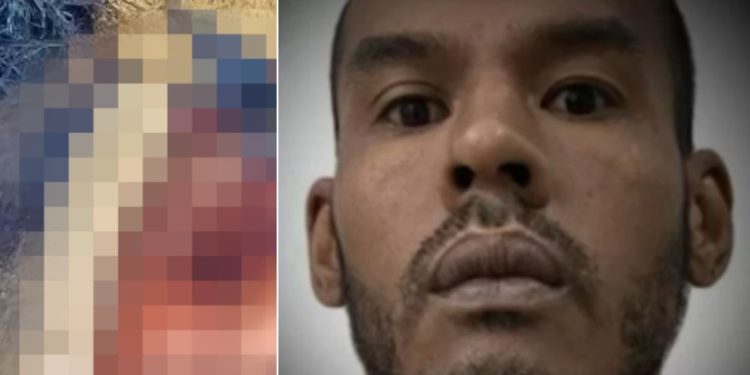 Imagem forte: homem é m0rto, colocado de cabeça para baixo e incendiad0 nos pneus