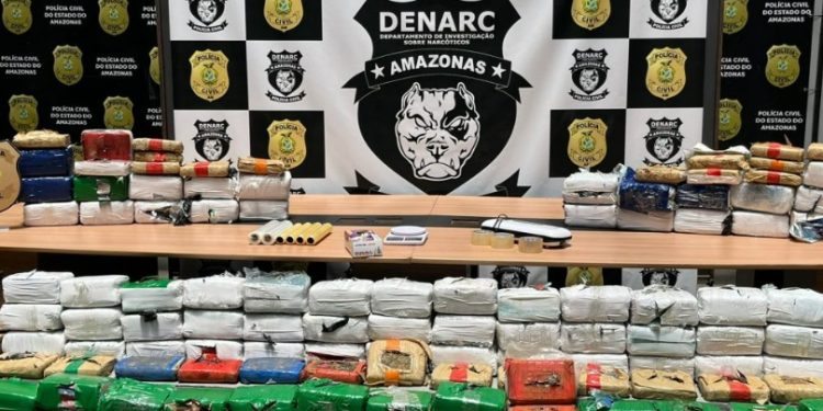 Homem é pres0 com 300 quilos de dr0ga avaliada em R$ 6 milhões em Manaus