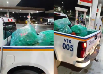 Vídeo: Motorista tenta fug1r de blitz com 660 kg de mac0nha em picape em Manaus