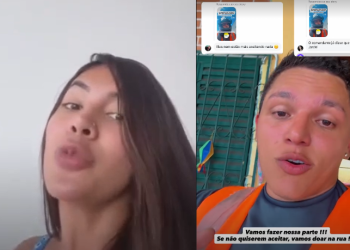 Isabelly Aurora e Jardel Progênio são chamados de ‘biscoiteiros’ após vaquinha para ajudar em incêndio