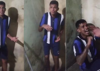 Vídeo: suspeit0 de assalt0 é espancad0 pelo tráfic0 para não r0ubar mais em Manaus