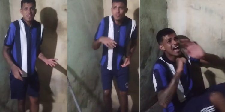 Vídeo: suspeit0 de assalt0 é espancad0 pelo tráfic0 para não r0ubar mais em Manaus